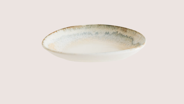 Knidos Vago Oval Kayık Tabak 12*8 Cm