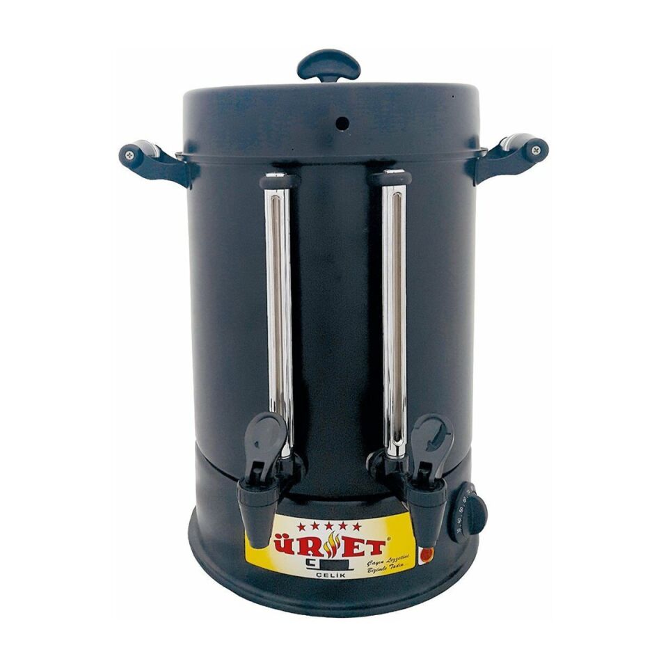 Üret Çelik 6 Litre Boyalı Çay Makinesi - 50 Bardak