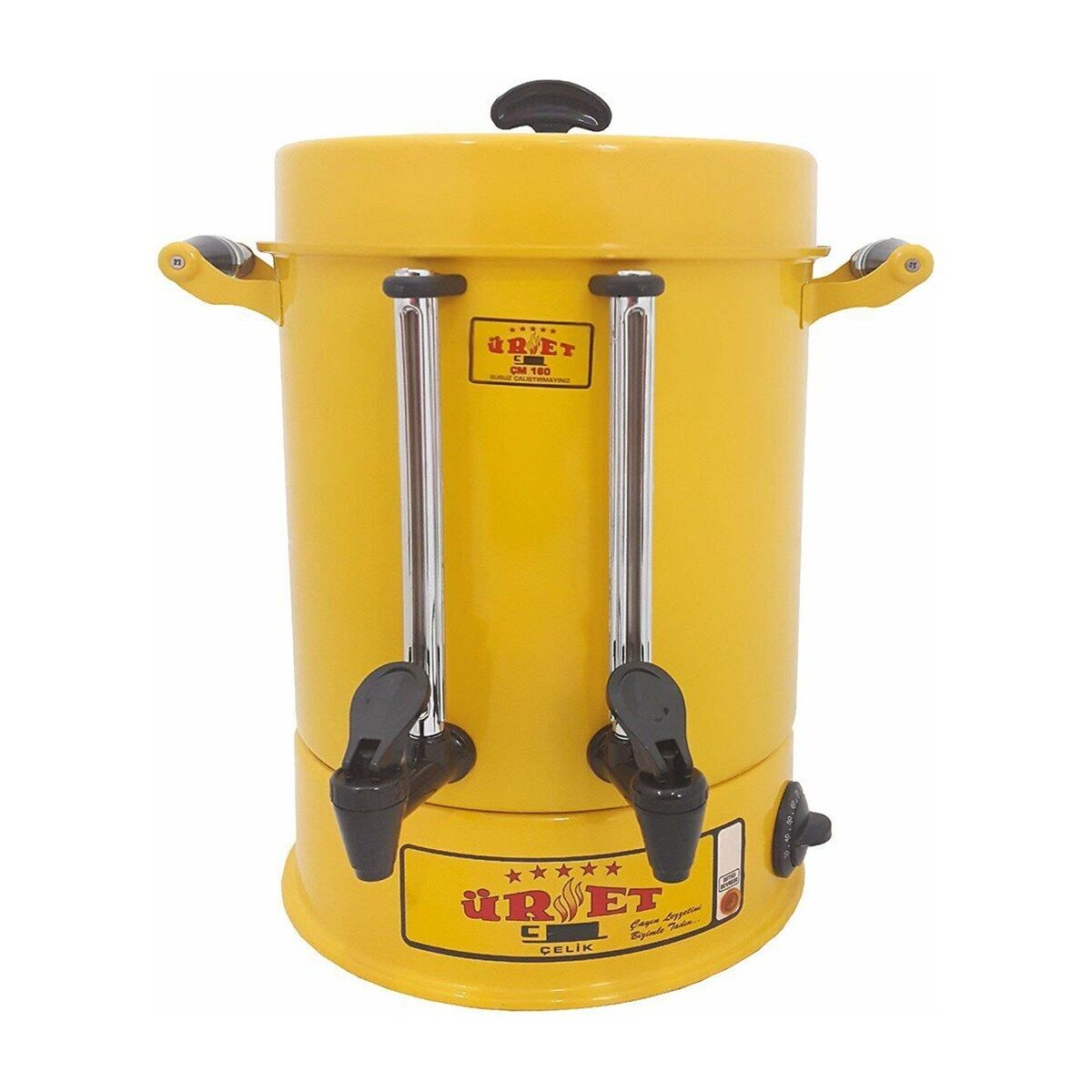 Üret Çelik 9 Litre Boyalı Çay Makinesi - 80 Bardak