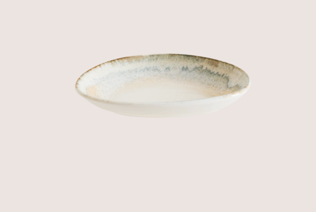 Knidos Vago Oval Kayık Tabak 15*8.5 Cm