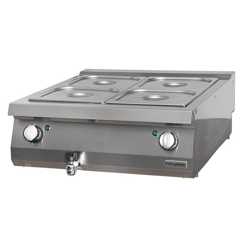 Öztiryakiler 700 Seri Set Üstü Elektrikli Benmari 80*70*30 Cm