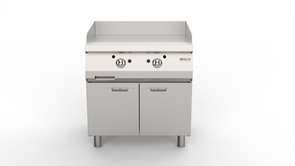 Dolaplı Pleyt Izgara 80*70 Cm (Gazlı)