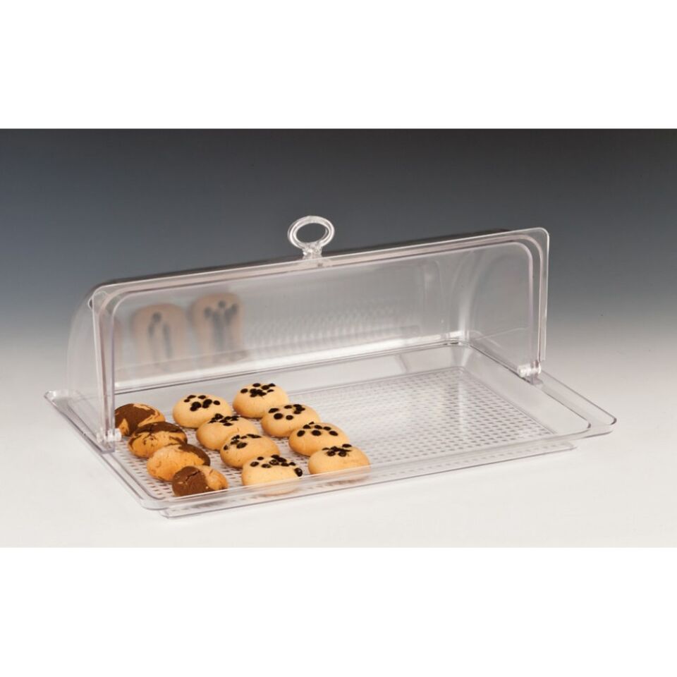 Roll Top Kapaklı Teşhir Tepsisi