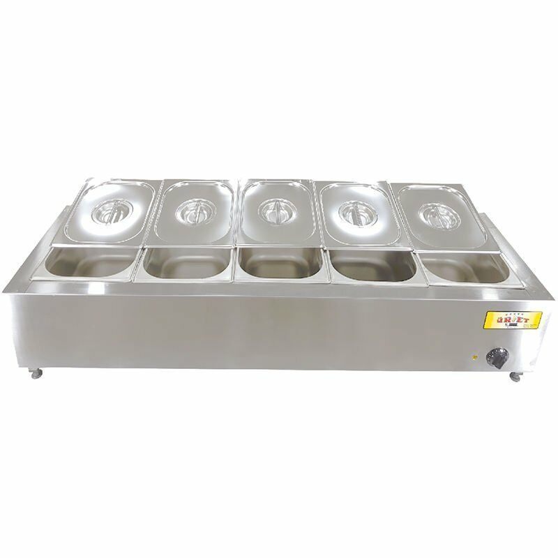 Üret Çelik 1/2 GN x 4 Gözlü Setüstü Benmari (Küvet Hariç)