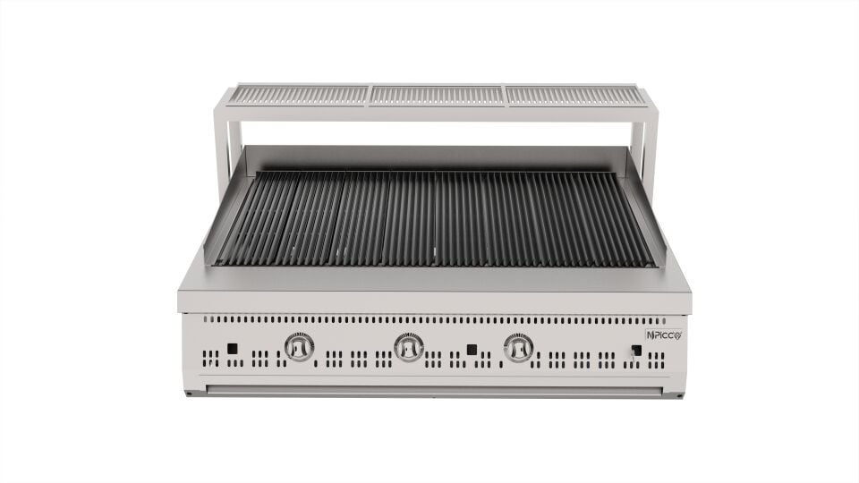 Dinlendirme Raflı, Set Üstü, Amerikan Döküm Izgara 80*90 Cm (Gazlı)