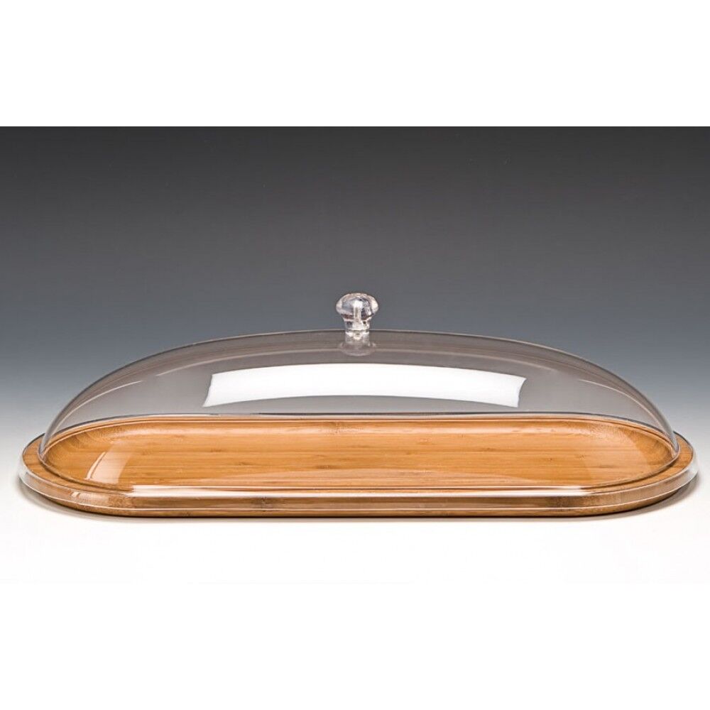 Ahşap Altlı Oval Fanus