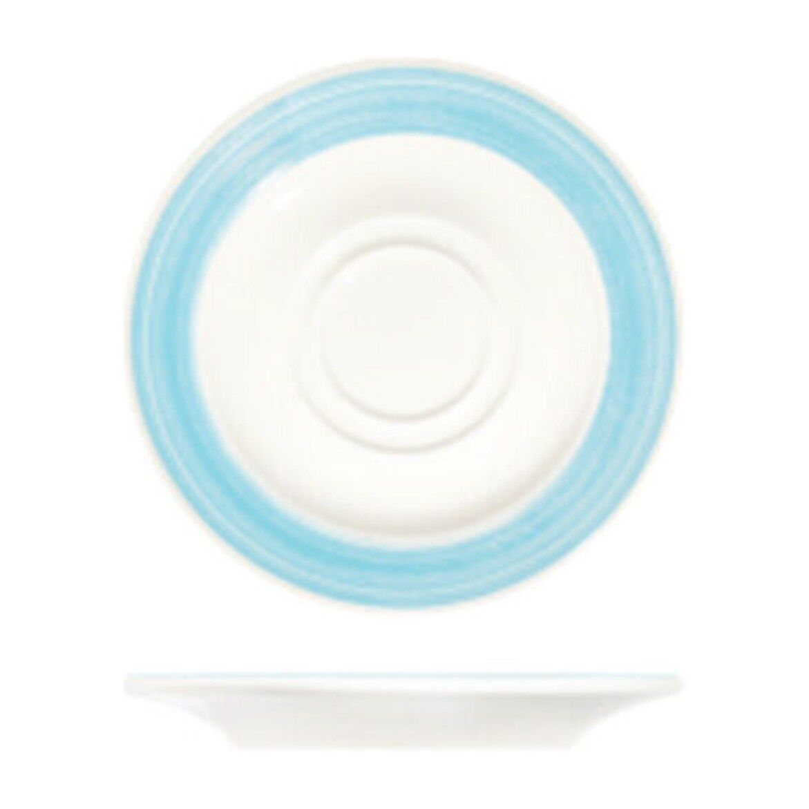 Fresh Blue Frame Fincan Tabağı 16 cm
