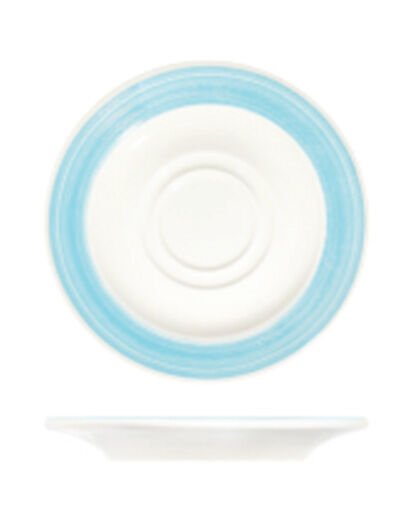 Fresh Blue Frame Fincan Tabağı 16 cm