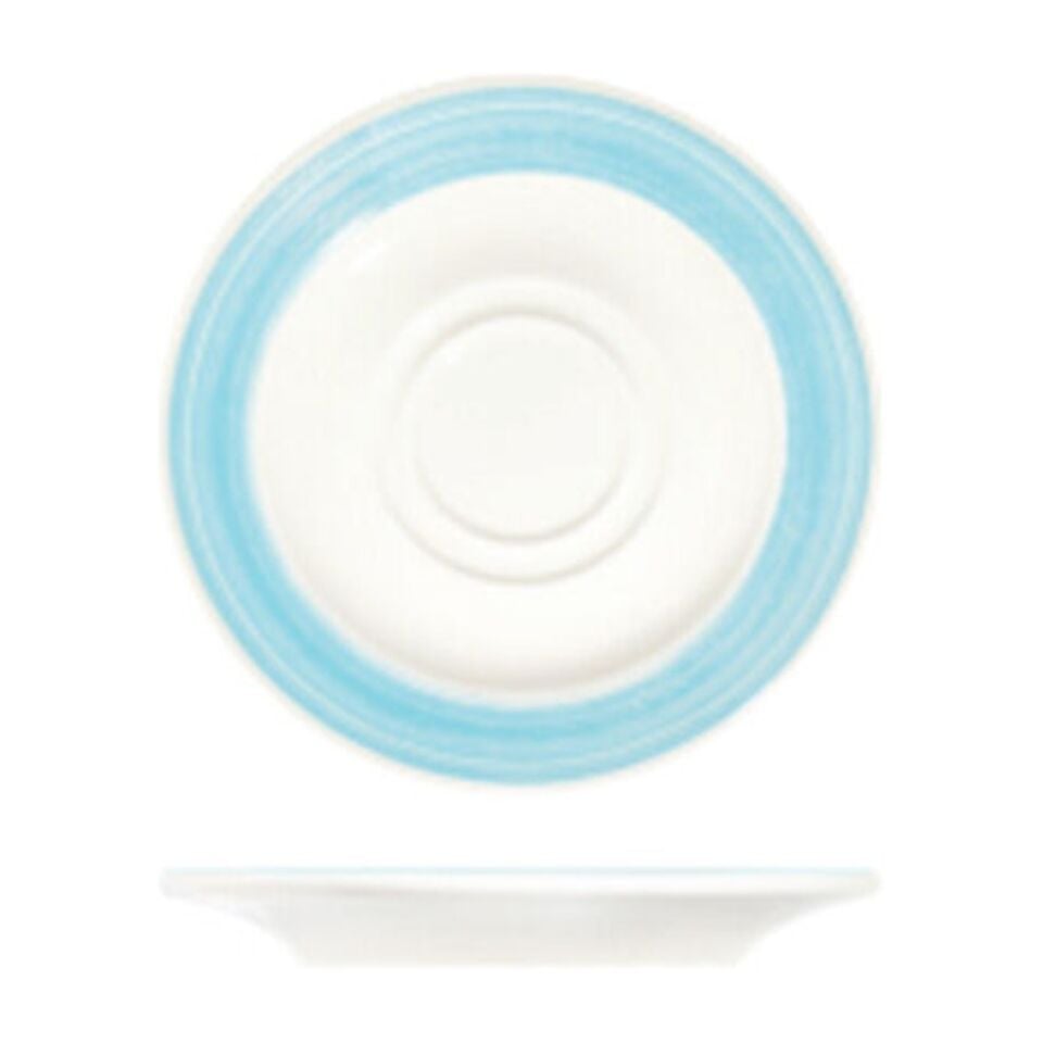 Fresh Blue Frame Fincan Tabağı 16 cm