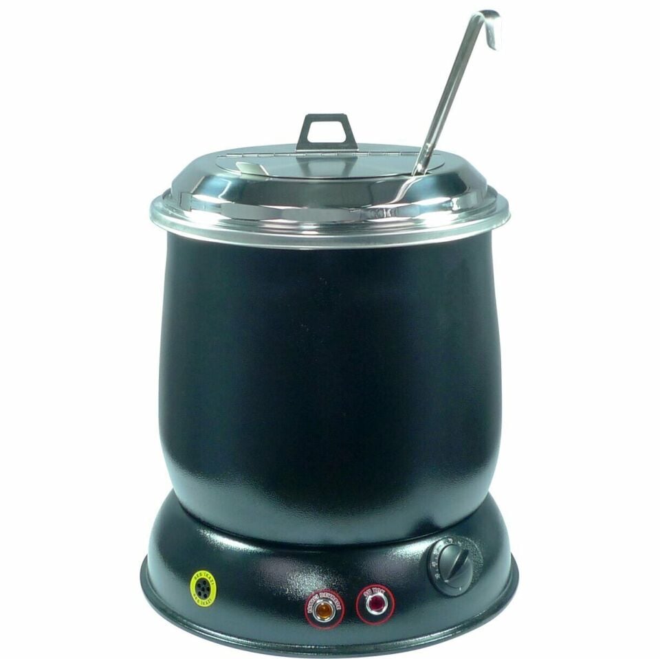 Üret Çelik 15 Litre Siyah Çorba Isıtıcısı