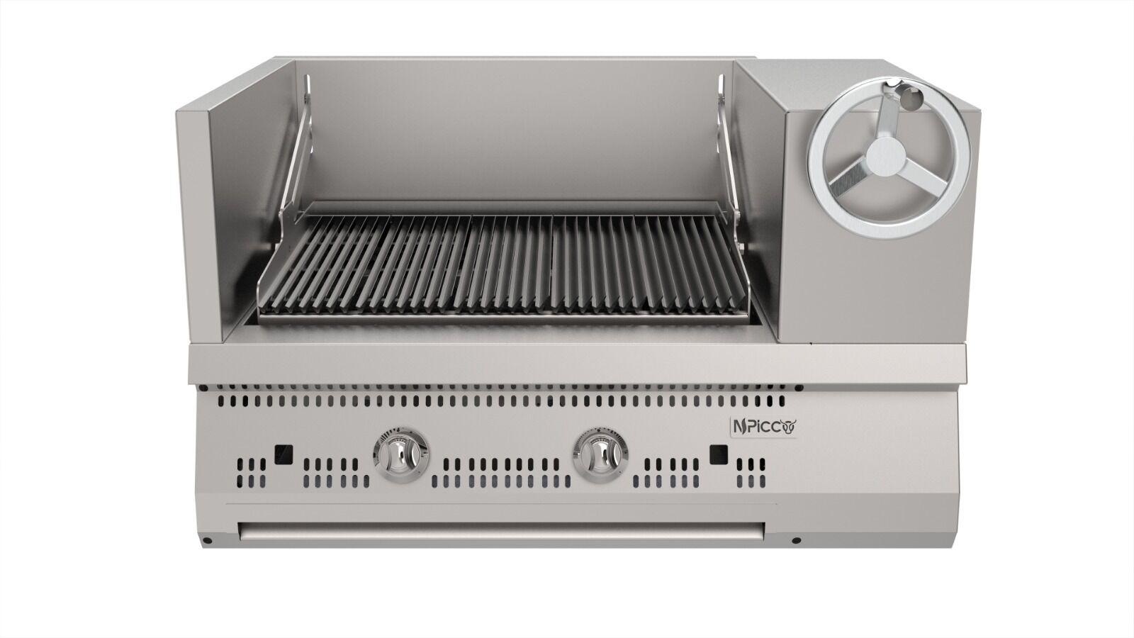 Asansörlü, Kademeli, Set Üstü Döküm Izgara 100*70 Cm (Gazlı)