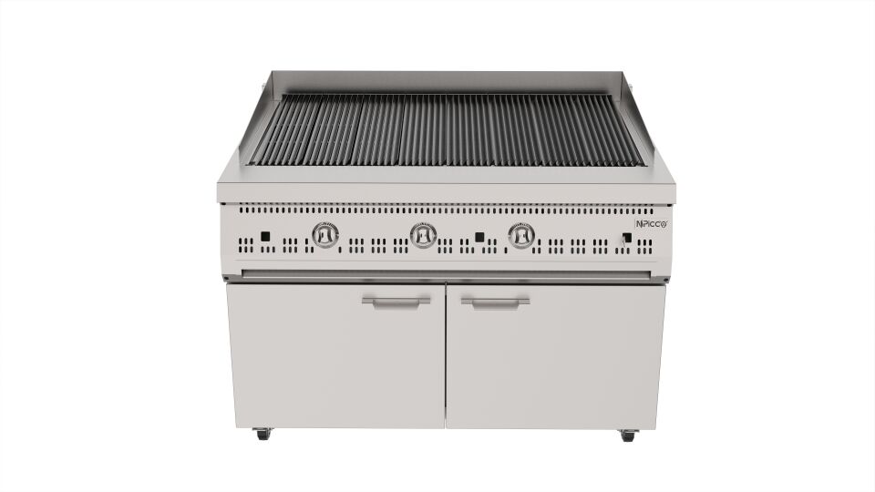 Dolaplı, Amerikan Döküm Izgara 80*70 Cm (Gazlı)