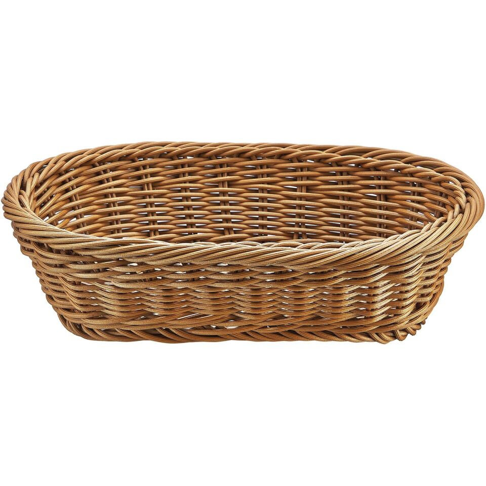Plastik Oval Ekmek Sepeti 24*16 Cm