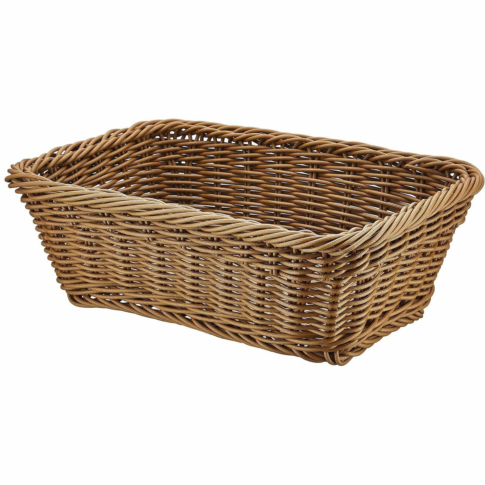 Plastik Dikdörtgen Ekmek Sepeti 22*16 Cm