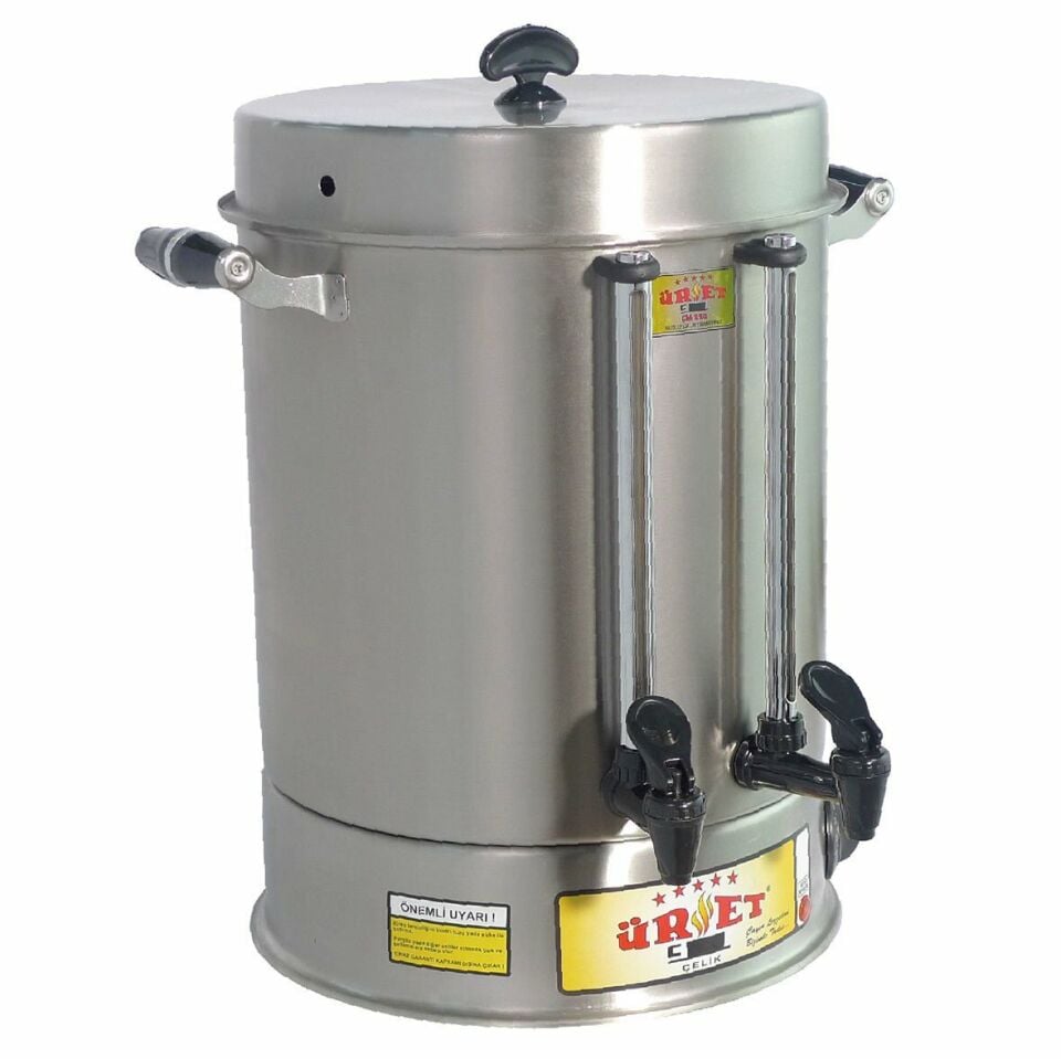 Üret Çelik 6 Litre Standart Çay Makinesi - 50 Bardak