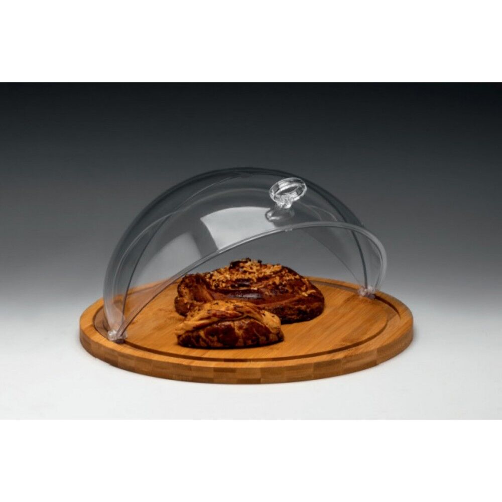 Roll Top Kapaklı, Ahşap Teşhir Tepsisi