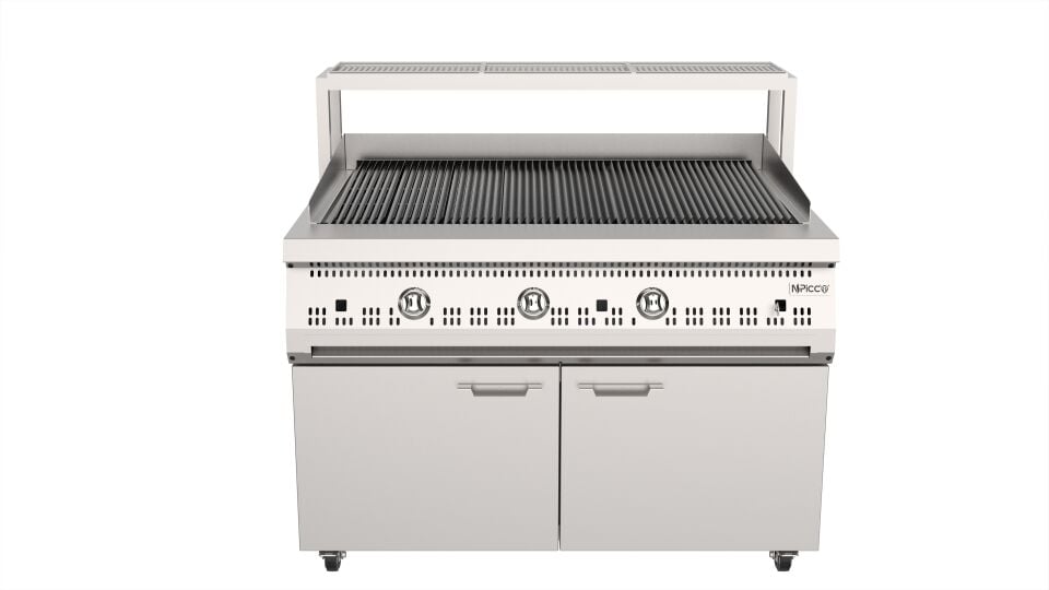 Dinlendirme Raflı, Dolaplı, Amerikan Döküm Izgara 120*70 Cm (Gazlı)