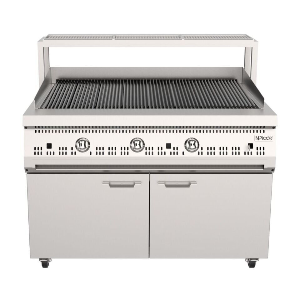 Dinlendirme Raflı, Dolaplı, Amerikan Döküm Izgara 120*90 Cm (Gazlı)