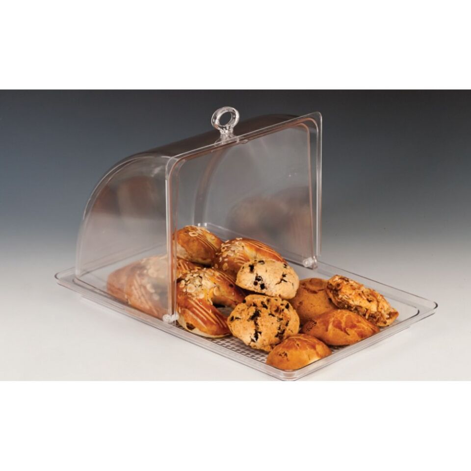 Roll Top Kapaklı Teşhir Tepsisi