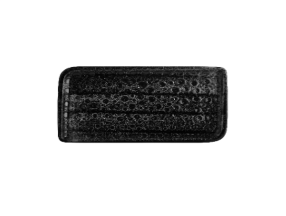 By Bone  Cowry Black Arel Dikdörtgen Tabak 38 Cm