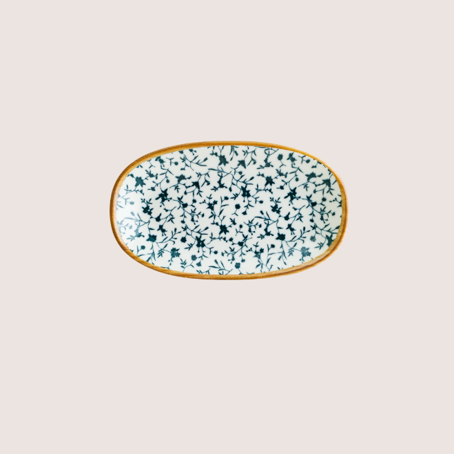 Calif Gourmet Oval Kayık Tabak 15*8.5 Cm