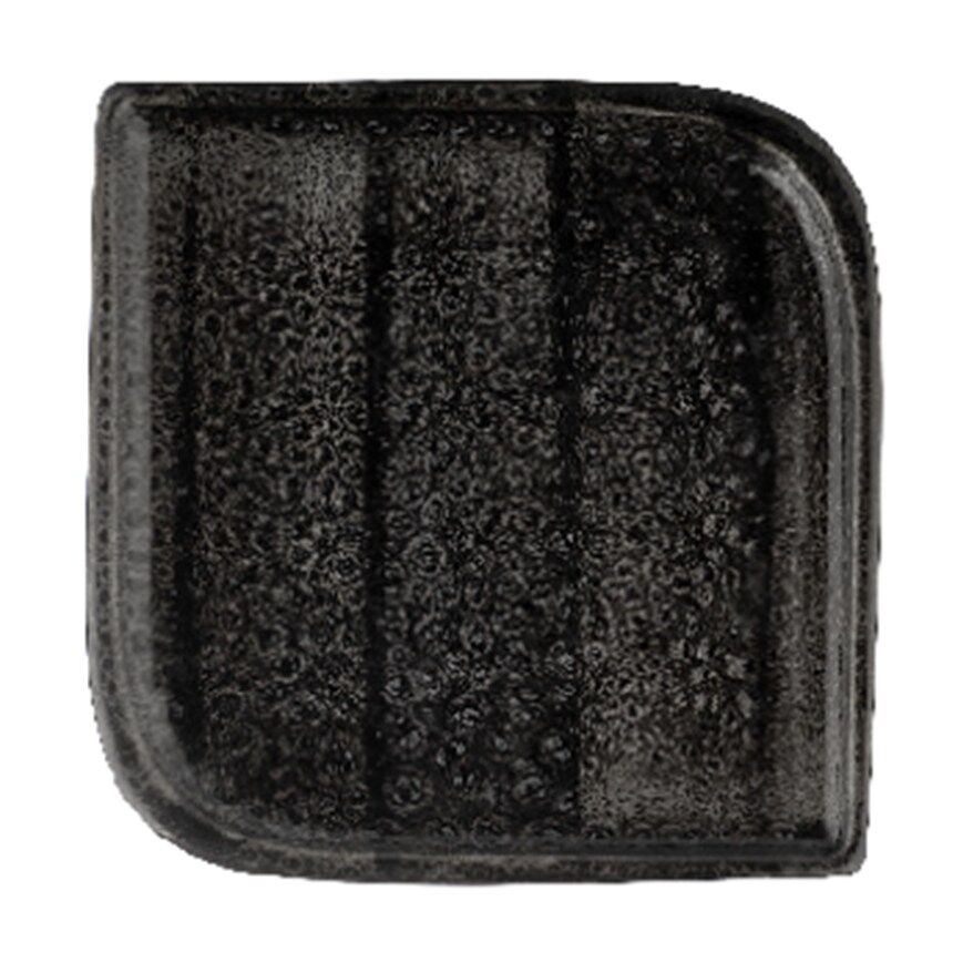 Cowry Black Arel 38 Cm Kare Plate 27,5*27,5 Cm