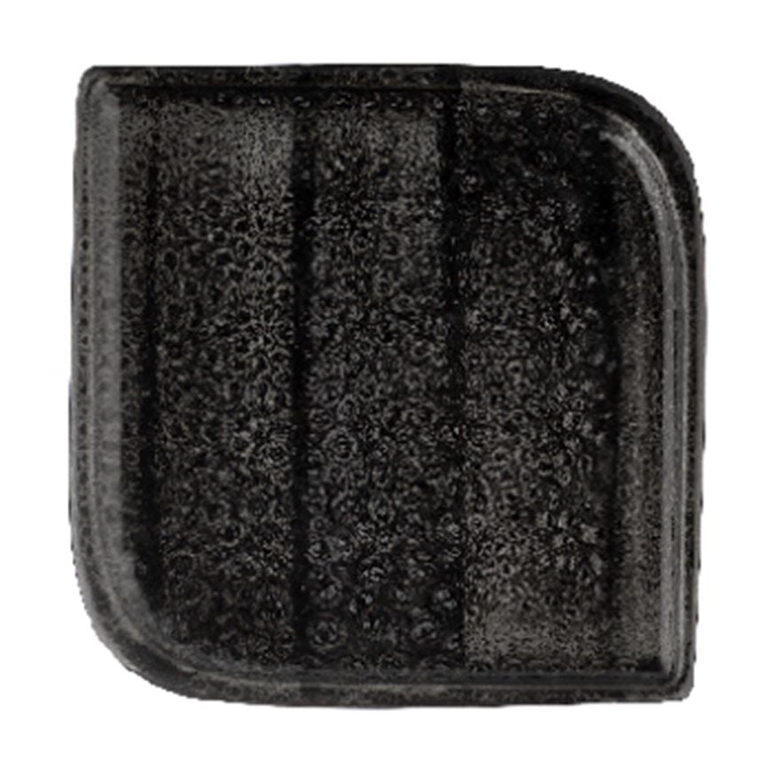 Cowry Black Arel 38 Cm Kare Plate 27,5*27,5 Cm