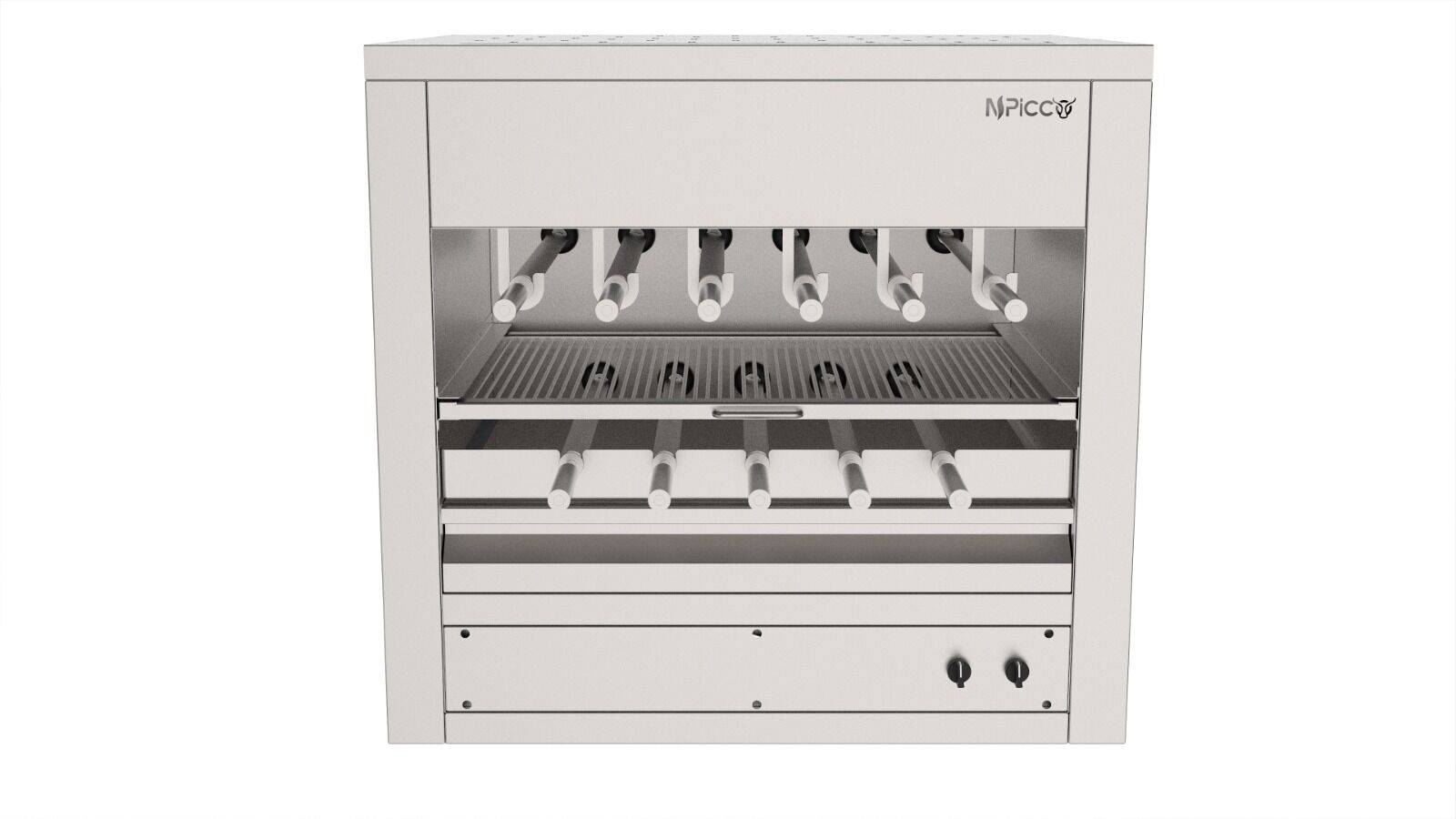 Üstten Rezistanslı Şiş Çevirme 90*75 Cm (Elektrikli)