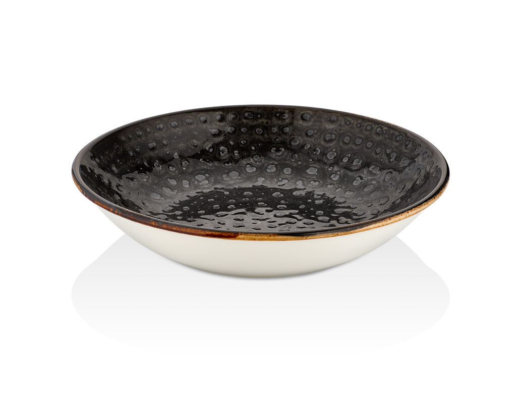 Cowry Black Flavor Çukur Tabak 25 Cm 1300 CC