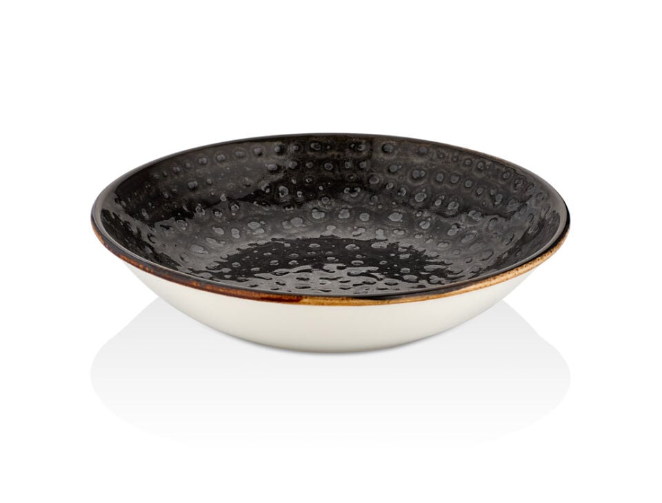 Cowry Black Flavor Çukur Tabak 25 Cm 1300 CC