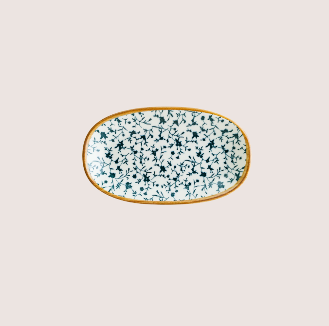 Calif Gourmet Oval Kayık Tabak 19*11 Cm