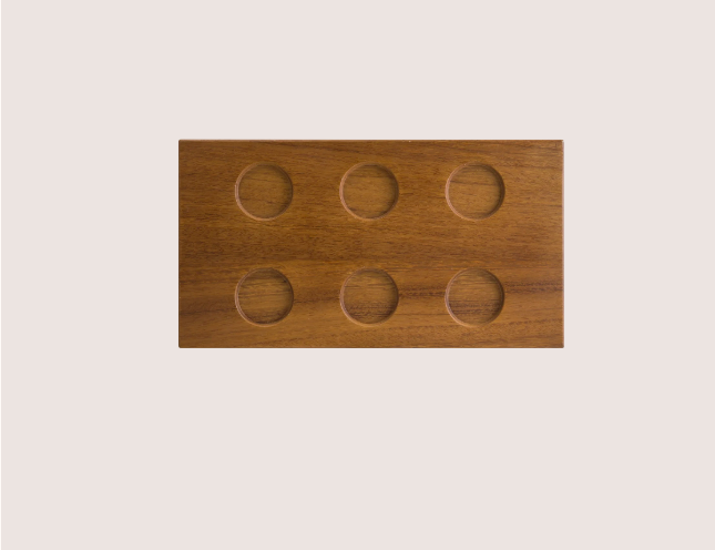 Ahşap Mod Dikdörtgen Tabak 31*17*4,8 Cm