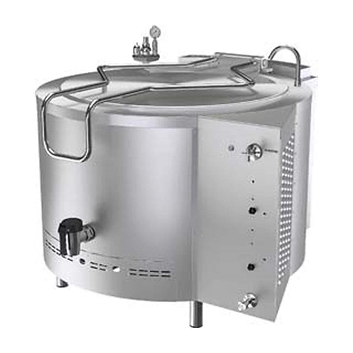 İndirekt Gazlı Kaynatma Tenceresi 500 Litre
