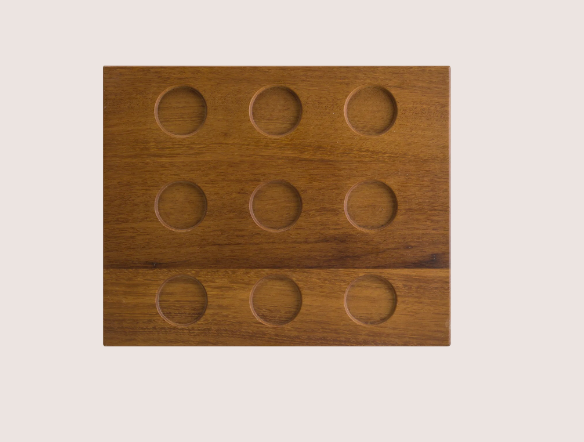 Ahşap Mod Kare Tabak 30,8*24*4,8 Cm