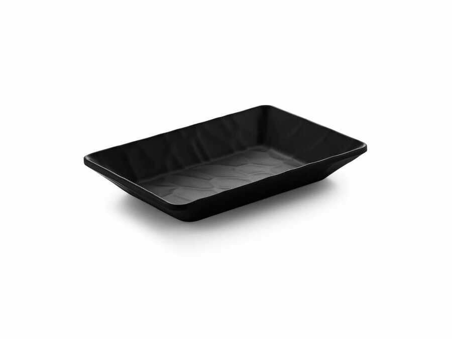 Tria Rölyefli Porelin Kayık Tabak 12 Cm (12 Adet)