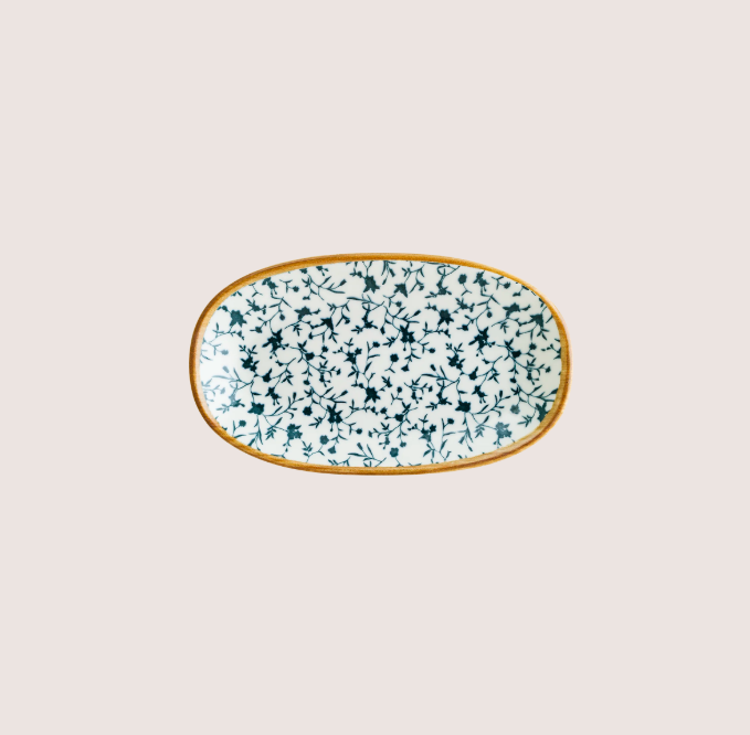 Calif Gourmet Oval Kayık Tabak 24*14 Cm