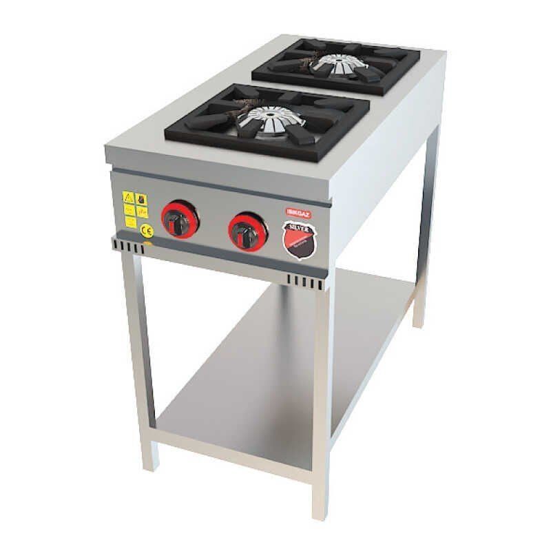 Işıkgaz Doğalgazlı Raflı Midi Ocak