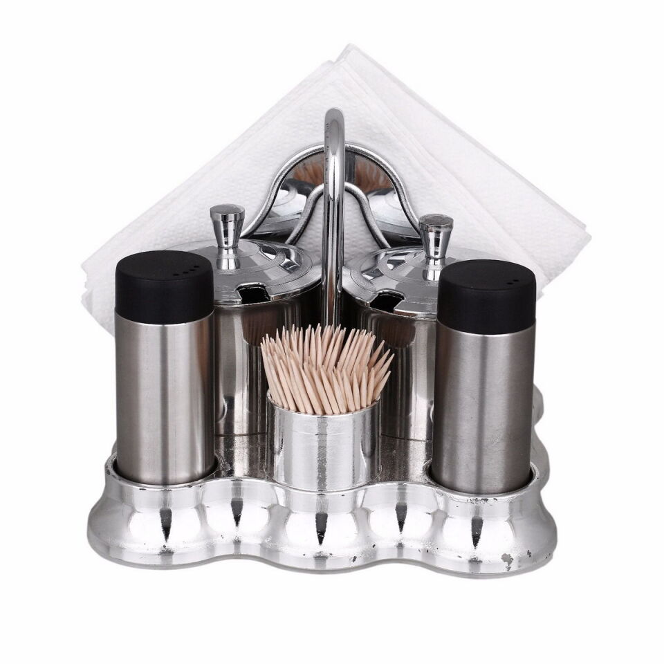 6'lı Baharatlık, Peçetelik ve Tuzluk Takımı