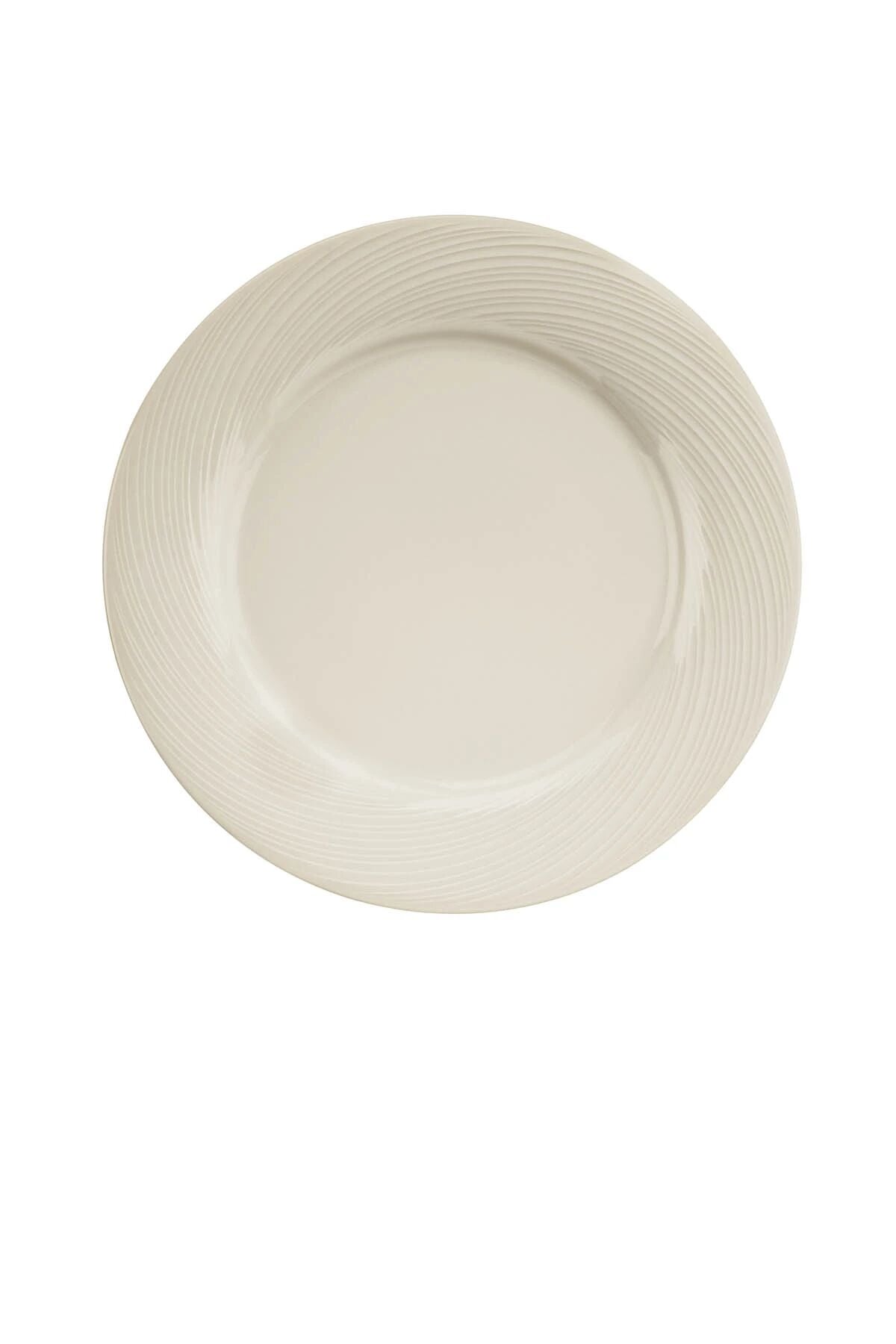 Bone Sempre Dekorsuz Düz Tabak 25 Cm