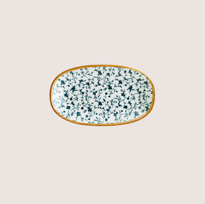 Calif Gourmet Oval Kayık Tabak 34*19 Cm