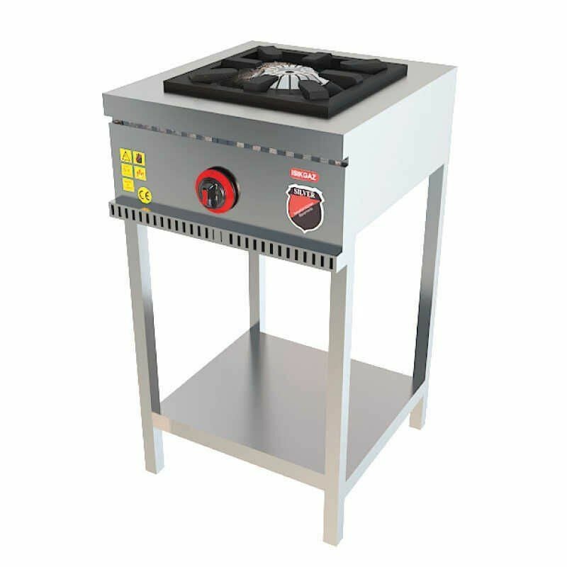 Işıkgaz LPG'li Raflı Tekli Midi Ocak