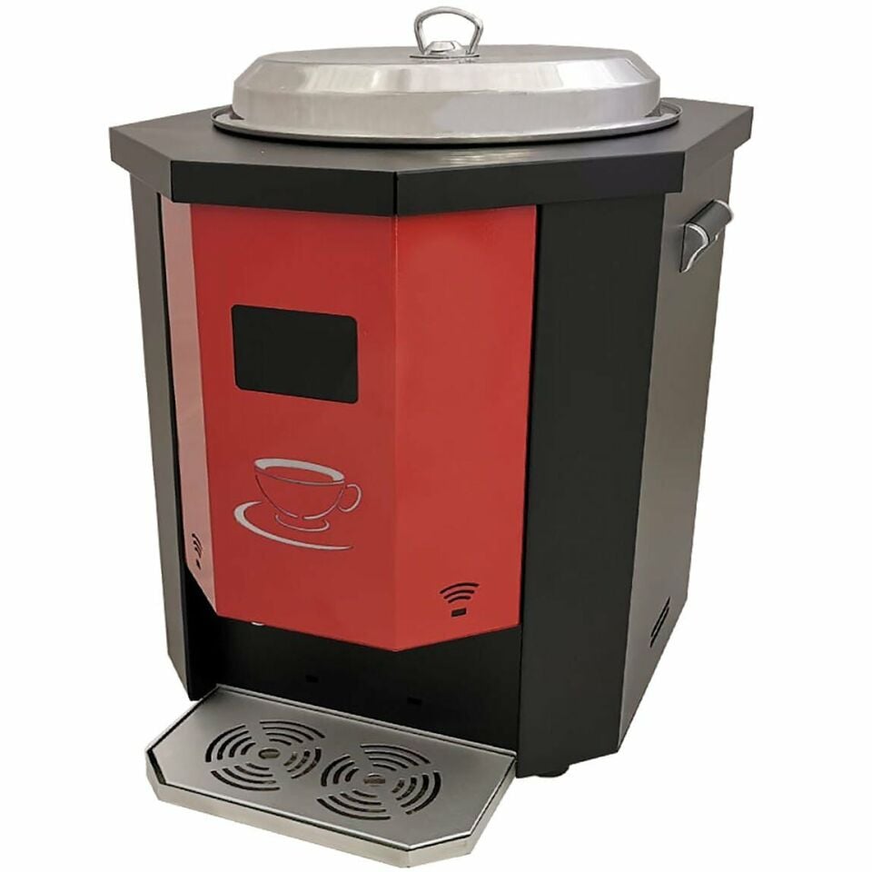 Üret Çelik 36 Litre Mega Eco Temassız Çay Makinesi - 350 Bardak