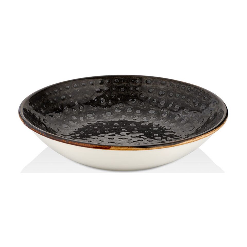 Cowry Black Flavor Çukur Tabak 21 Cm 800 CC