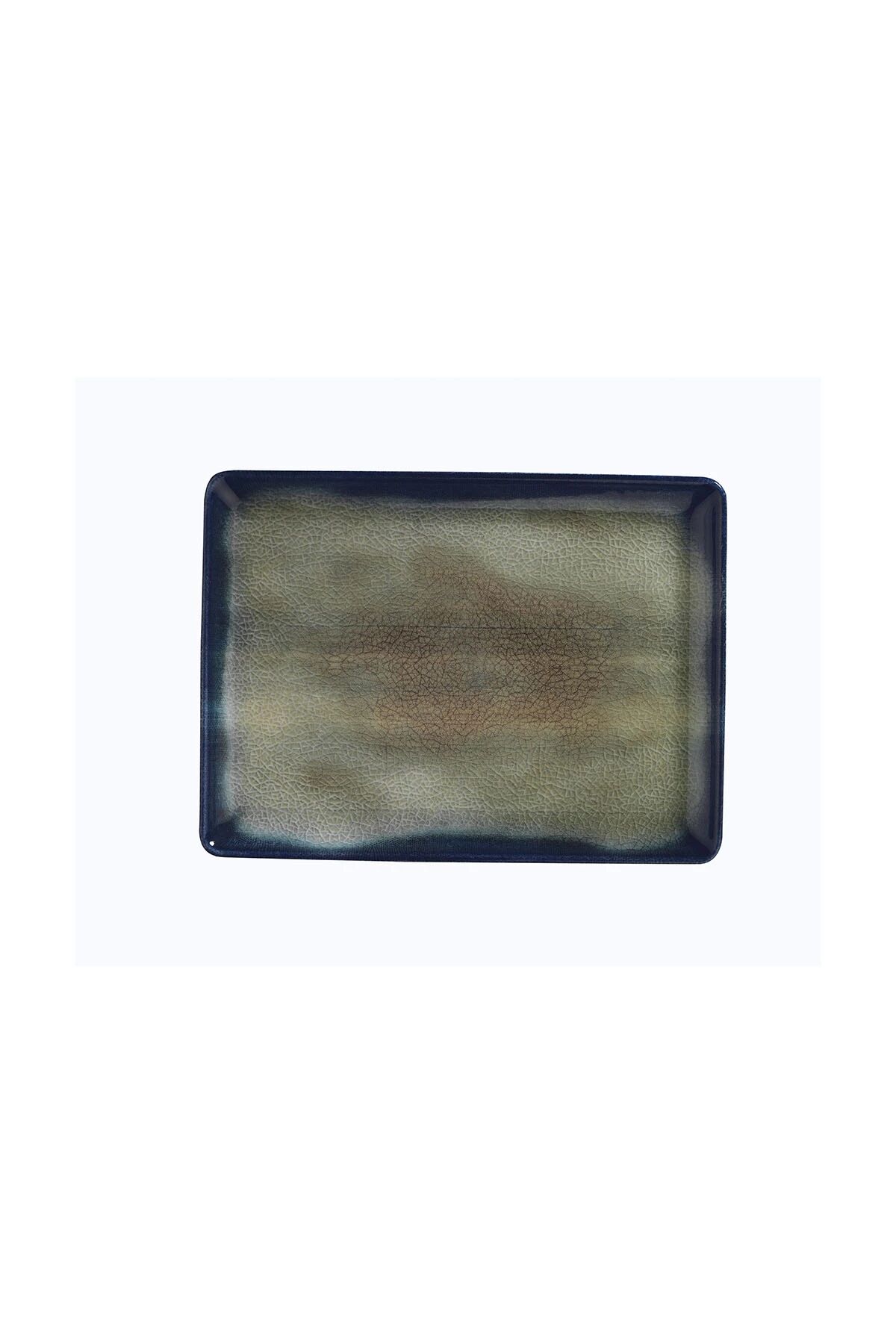 Bone Tan Düz Tabak 18*13 Cm