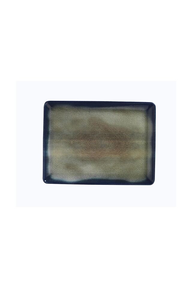 Bone Tan Düz Tabak 18*13 Cm