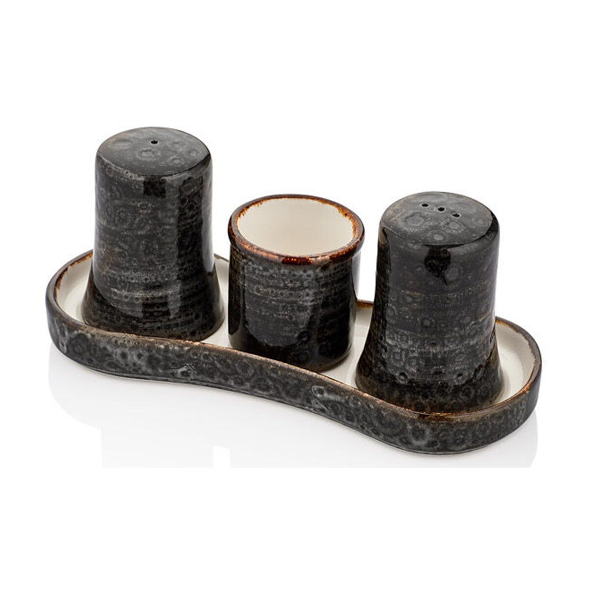 Cowry Black Gastro 4 Prç.Tuzluk & Biberlik Takımı