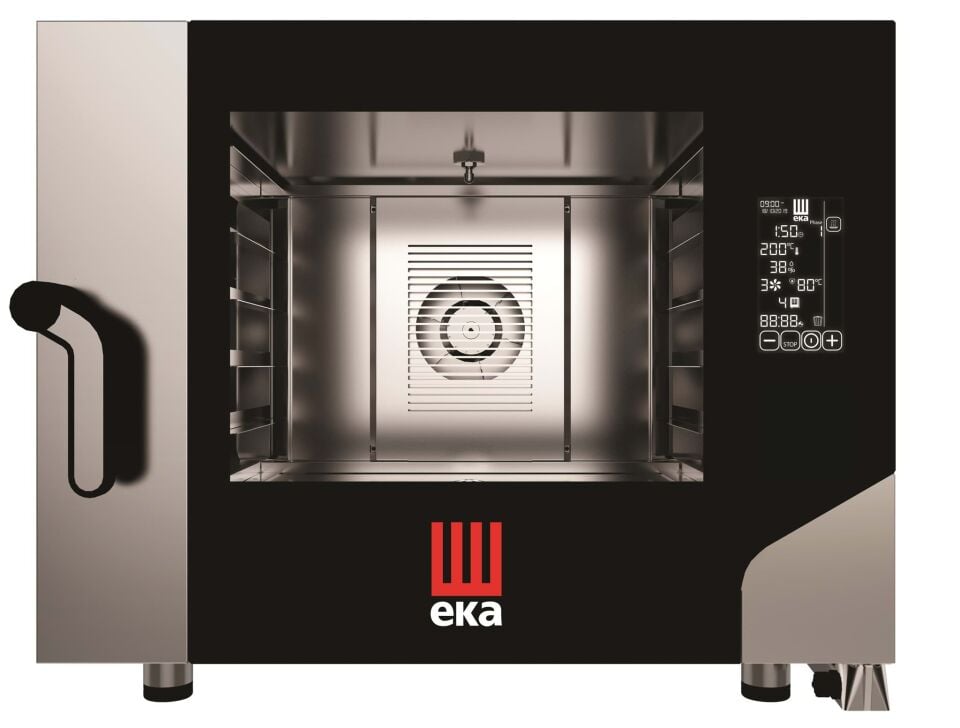 Elektrikli Konveksiyonlu Fırın, Nemlendirmeli, Dokunmatik Kontrollü, 4 Tepsili