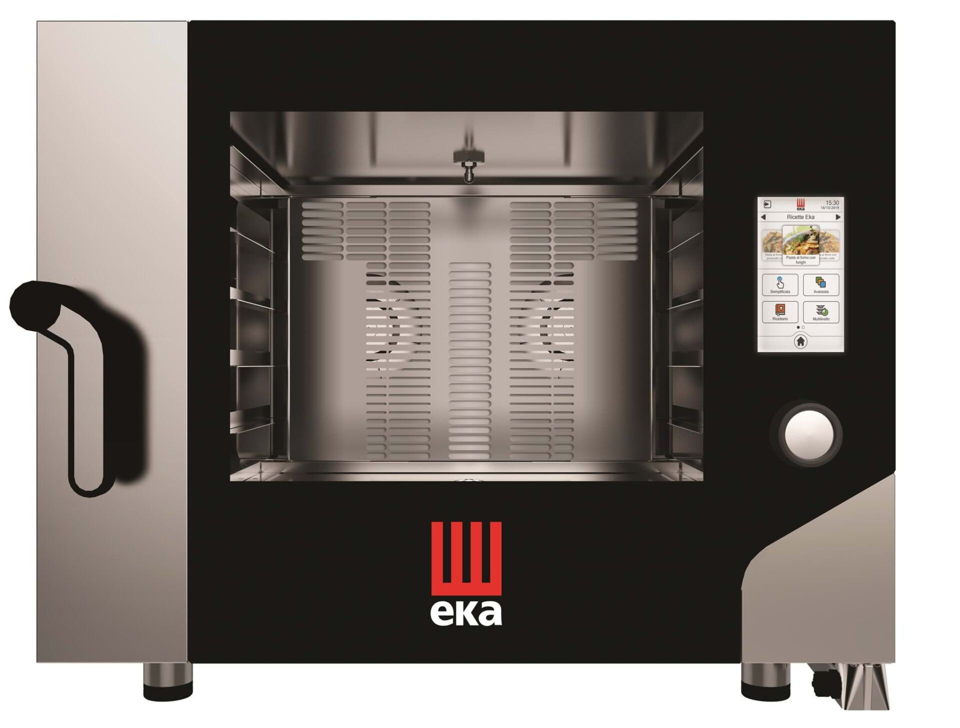 Elektrikli Konveksiyonlu Fırın, Nemlendirmeli, Elektronik Kontrollü, 4 Tepsili