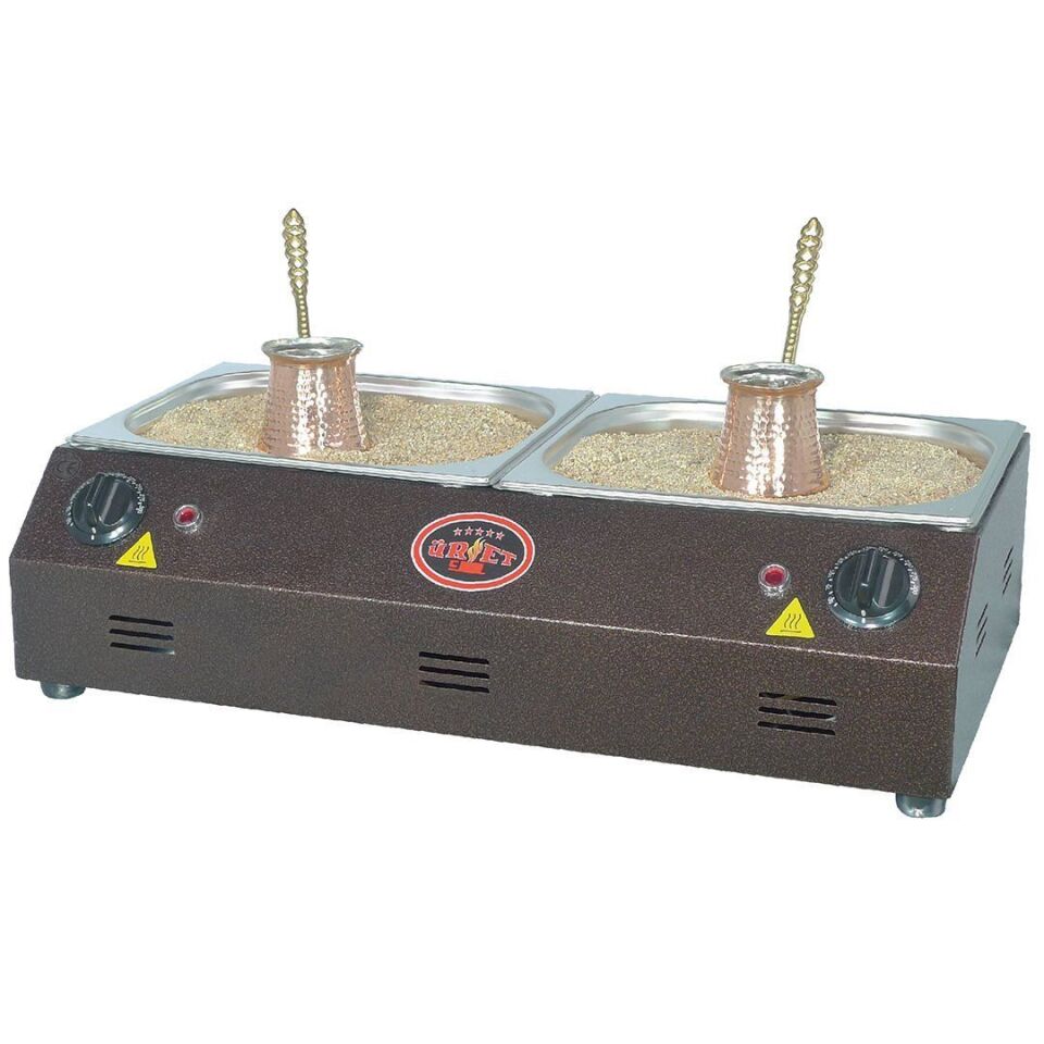 Üret Çelik Çiftli Kumda Kahve Makinesi