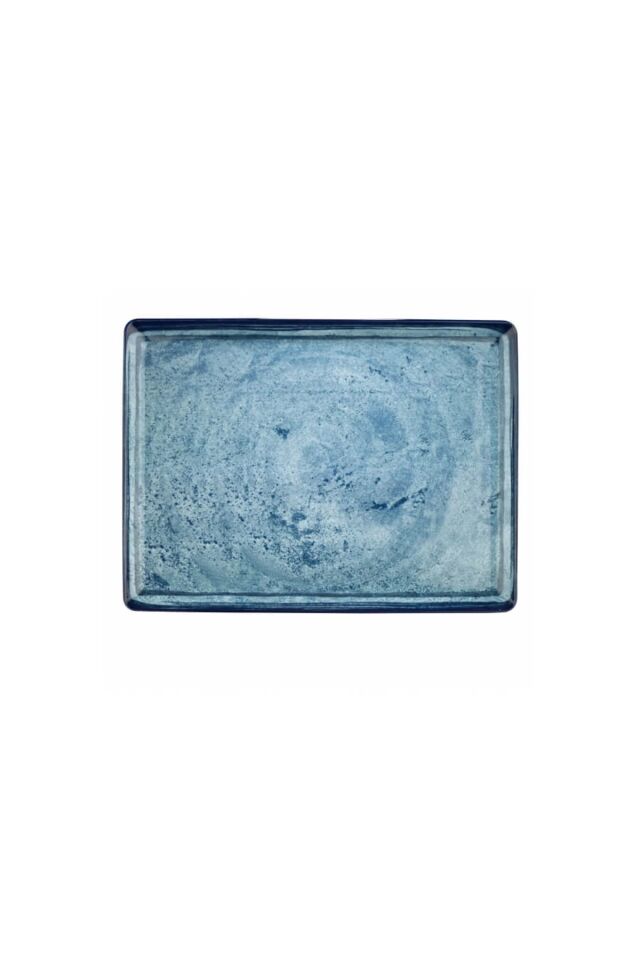 Bone Tan Dekorsuz Düz Tabak 23*17 Cm